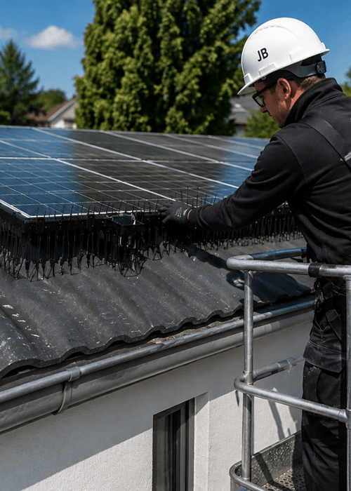 Taubenschutz-JB-Dienstleistung-06 PV-Taubenschutz